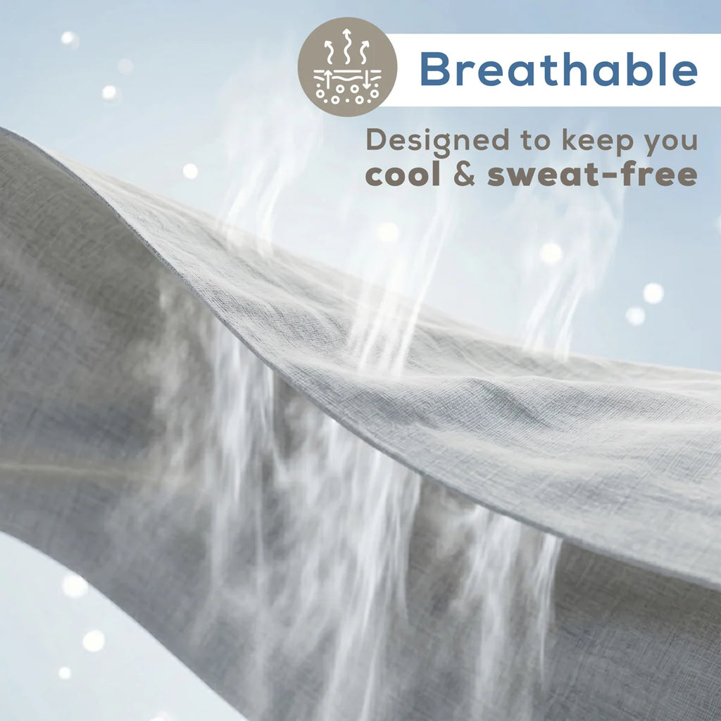 100% Cotton Washed Percale Solid Duvet Cover Set - Includes 1 Duvet Cover & 2 Pillow Sham Set